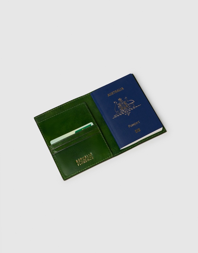 Republic of Florence - Passport Holder Green