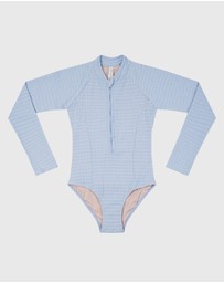 Aqua Blu Kids - Stepping Stones Long Sleeve One Piece - Teens