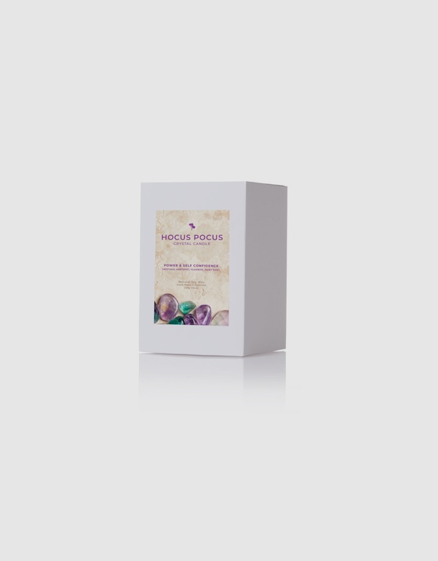 Silk Oil of Morocco - Hocus Pocus Medium Crystal Candle - Power & Self Confidence