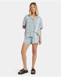 Volcom - Womens Tropicali Elastic Waist Shorts