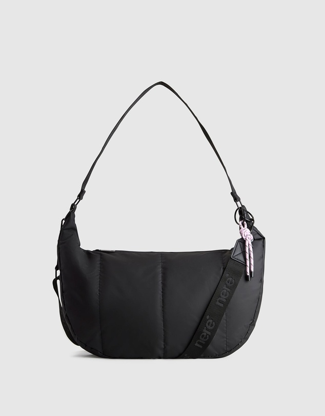 Nere - Coated Crescent Sling Bag