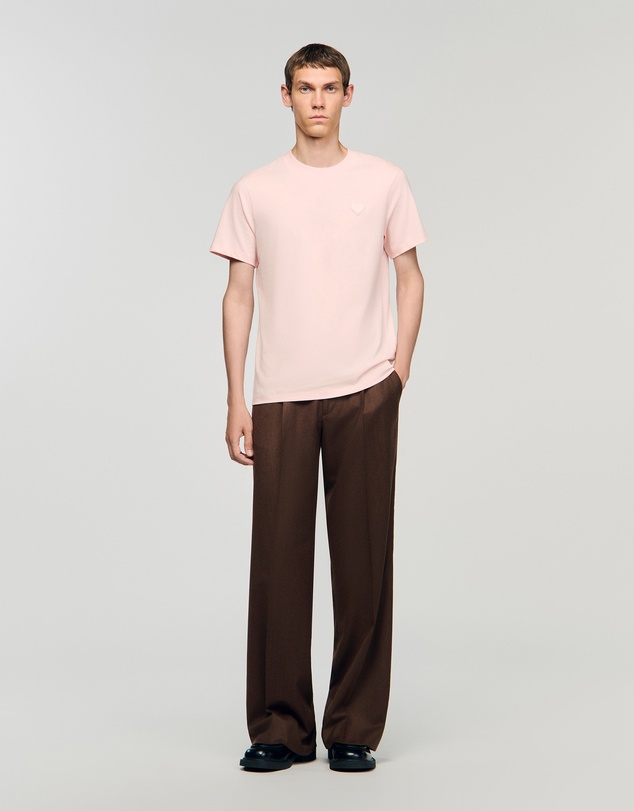 Sandro - Single Coeur Tee Shirt