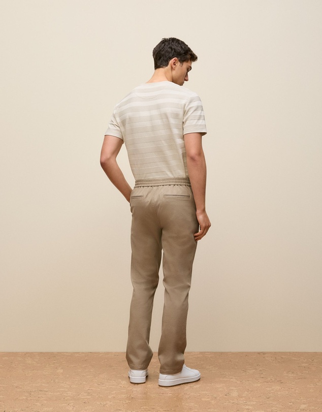 Trenery - Soft Drawcord Chino in Clove