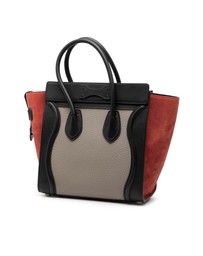 Pre-Loved by Azura Reborn - Pre-Loved Micro Tricolor Leather Luggage Tote