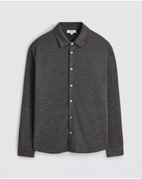 COS - Wool-Blend Jersey Shirt