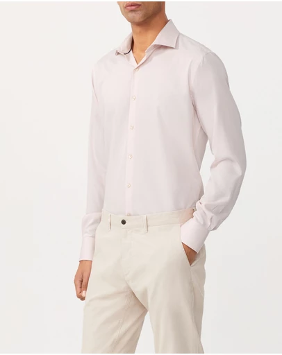 Van Heusen - Heritage Weave Solid Shirt