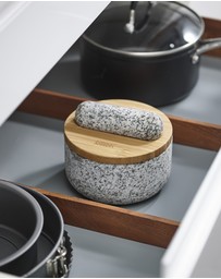 Joseph Joseph - Dash™ Pestle & Mortar with Bamboo Lid