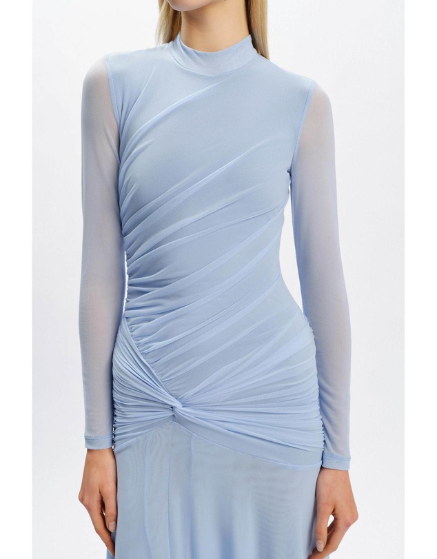 Bardot - Liyana Ruched Mesh Dress