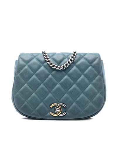 Pre-Loved by Azura Reborn - Pre-Loved Small Quilted Caviar Casual Pocket Flap