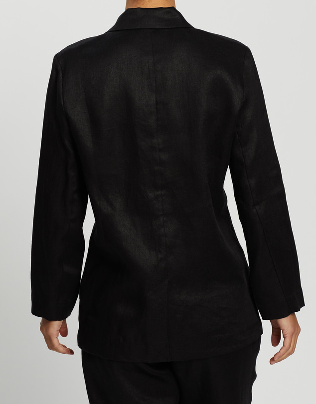 Assembly Label - Double Breasted Linen Blazer