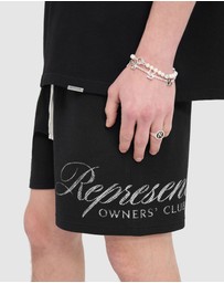 Represent - Owners Club Script Mesh Shorts