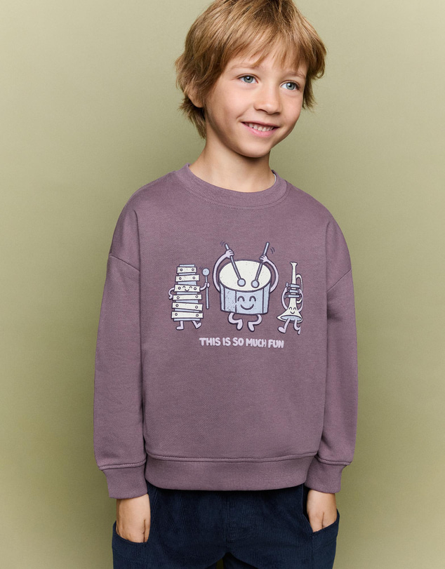 M.N.G - Ticket Sweatshirt - Babies-Kids