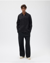 AERE - Euro Resort Linen LS Shirt