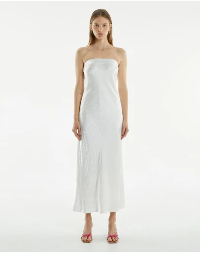 Third Form - Crush Bias Strapless Dress