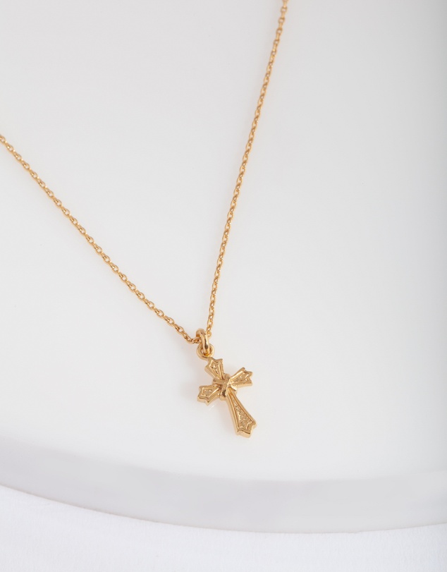 Lovisa - Gold Plated Sterling Silver Cross Necklace