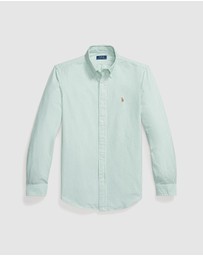 Polo Ralph Lauren - Custom Fit Striped Oxford Shirt - ICONIC EXCLUSIVE