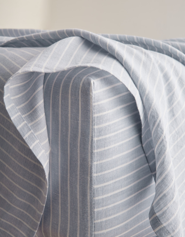 Country Road - Skye Linen King Fitted Sheet