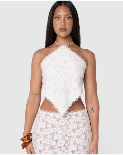 JGR & STN - Gracie Lace Top
