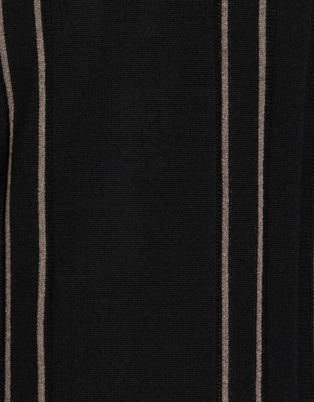 Tarocash - Luiz Stripe Zip Knit Polo