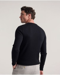 Oxford - Crew Neck Pure Merino Wool Pullover