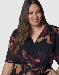 Pink Dusk by Curve Project - Hypnotic Maxi Dress