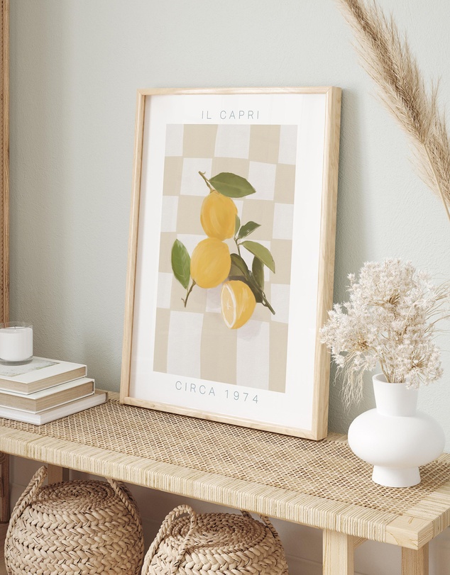 Olive et Oriel - Il Capri Art Print
