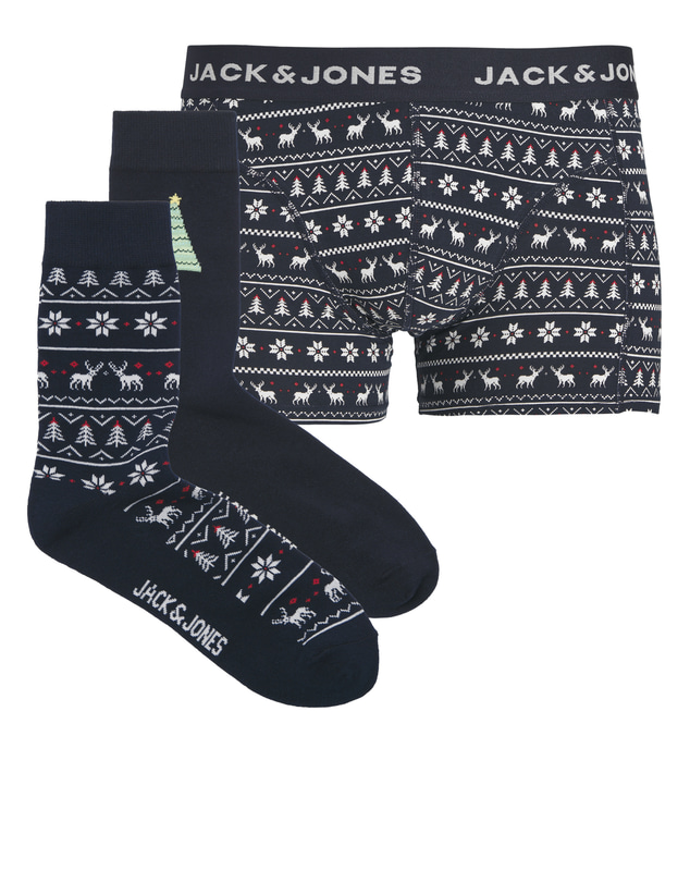 Jack & Jones - 3-Pack Santos Deer Giftbox