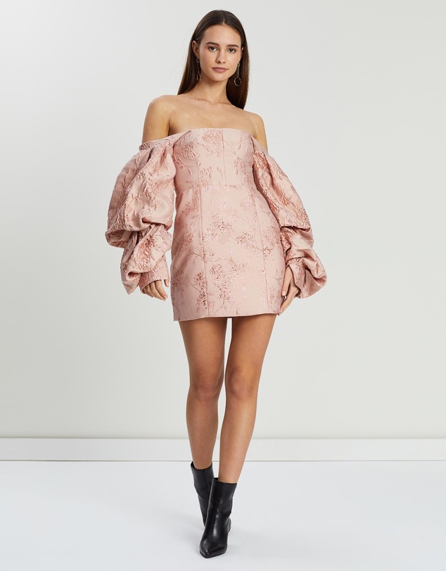 Asilio - Off-Shoulder With Volume Long Sleeve Dress