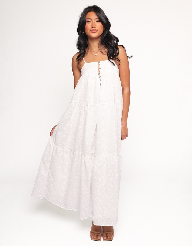 Petal & Pup - Kendal Maxi Dress - White