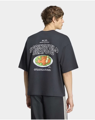 adidas Originals - adidas x The Simpsons Blinky Graphic Oversized T-Shirt Mens