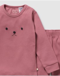 Wilson & Frenchy - Organic Rib Long Sleeved Pyjamas - Kids