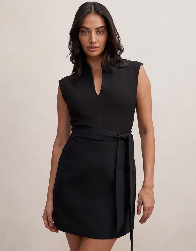 Forever New - Rory Structured Tie Mini Dress