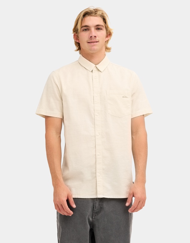 Quiksilver - Mens Palm Waves Short Sleeve Shirt