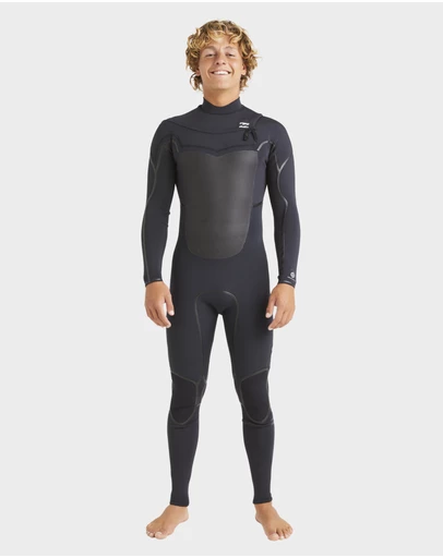 Billabong - Mens 3/2mm Absolute Natural Chest Zip Steamer Wetsuit