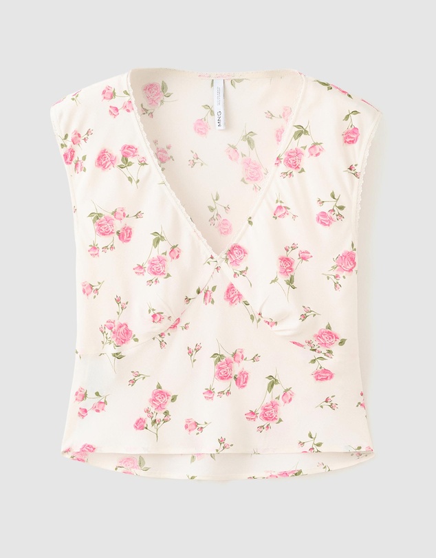 M.N.G - Floral Lace Blouse