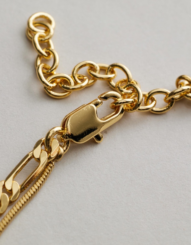 Luv Aj - Cecilia Chain Necklace Stack