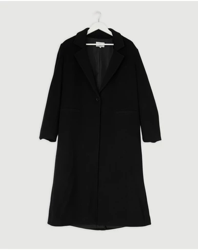 Revibe - Repaired Minima Esenciales Myra Wool Blend Coat - AU 12