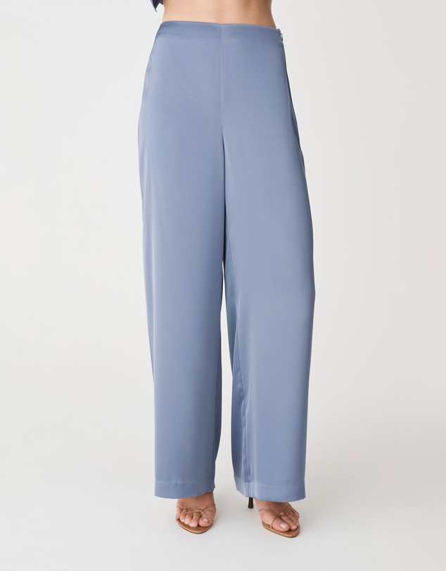 Forcast - Asma Satin Wide Leg Pants