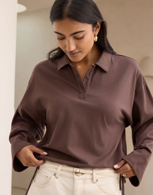 Ceres Life - Elke Collared Tie Top