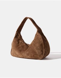 St. Agni - Suede Large Bon Bon Bag