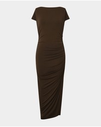 Forcast - Mia Ruched Jersey Dress