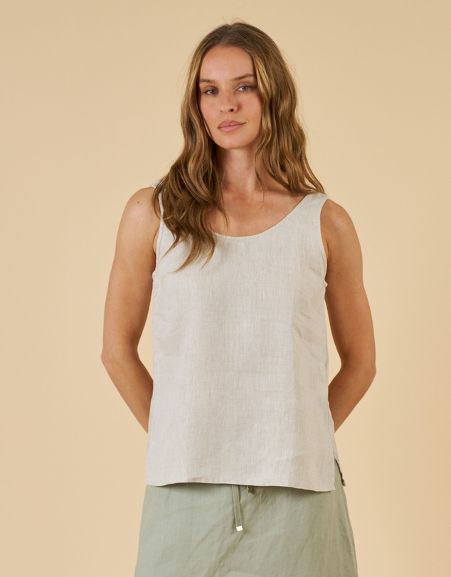 CAMIXA - Tanya Tank Linen Top