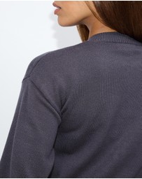 Dazie - Ashley Double Knit Zip Cardigan