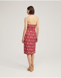 Oxford - Scala Strapless Printed Dress