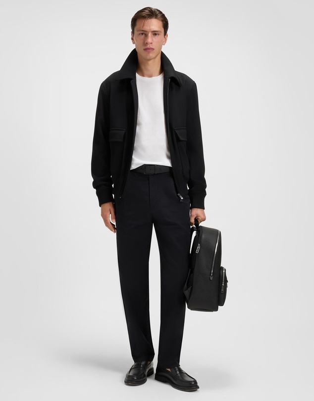 BOSS - Zair Logo Trim Structured Backpack