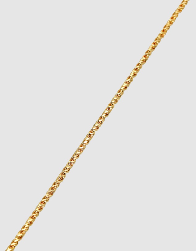 Kuzzoi - ICONIC EXCLUSIVE - Classic Rope Chain Necklace in Gold-Plated 925 Sterling Silver
