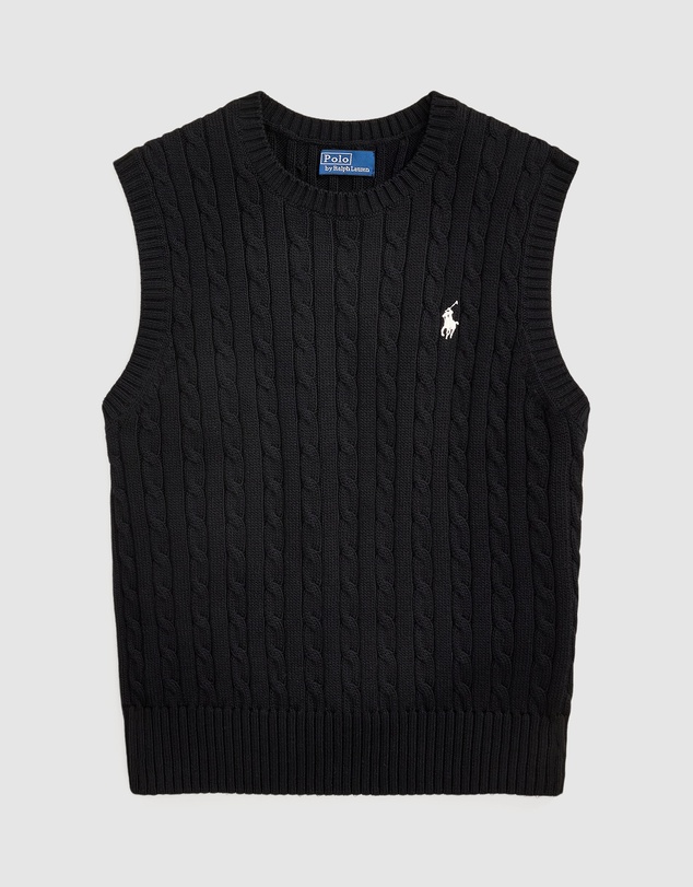 Polo Ralph Lauren - Cable-Knit Cotton Sweater Vest