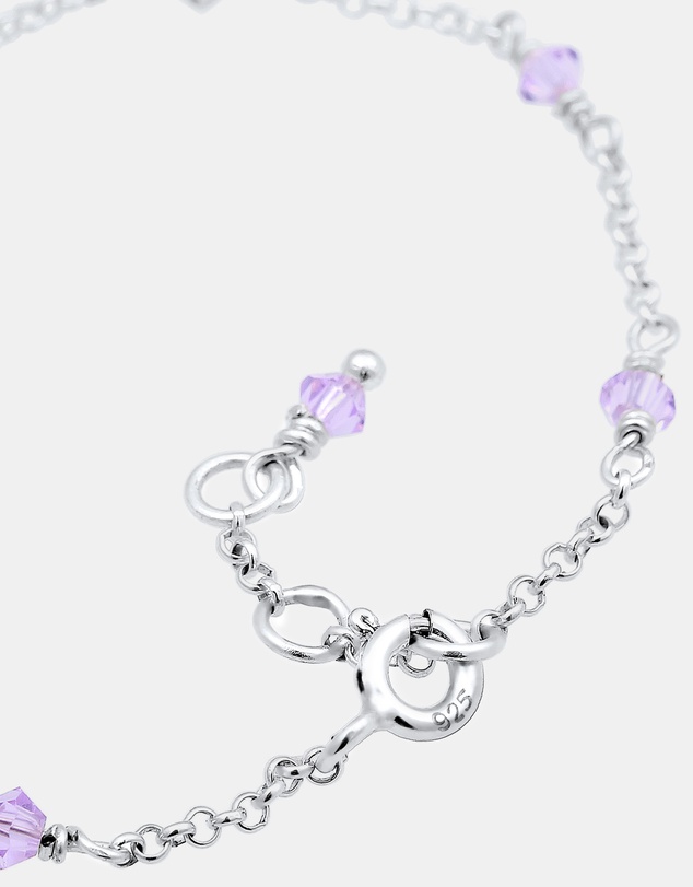 Elli Jewelry - Round Charm Kids Bracelet in 925 Silver