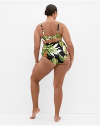 City Chic - Paradiso Print Underwire Bikini Top
