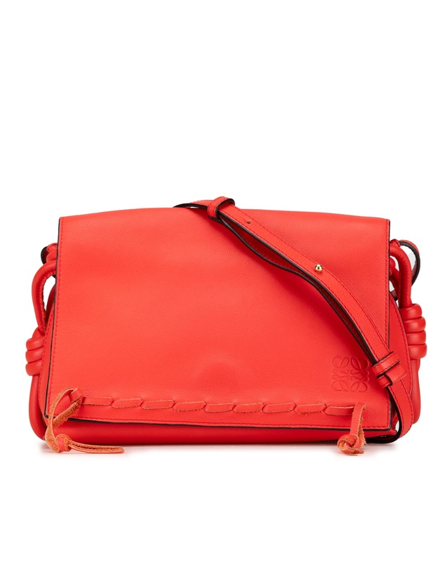 Pre-Loved by Azura Reborn - Pre-Loved loewe Gate Mini Leather Crossbody Knotted Detail